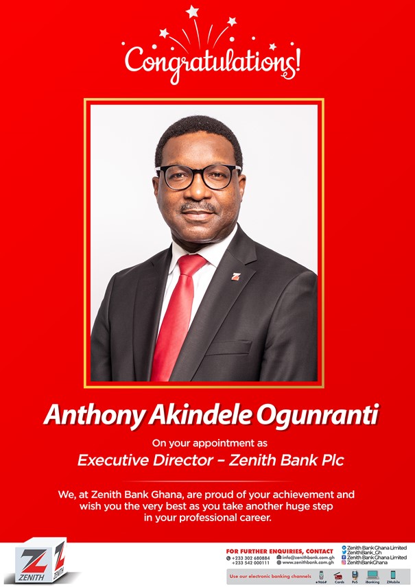 Congratulations, Mr. Anthony Akindele Ogunranti